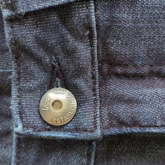 Lee Slender Secret Stretch Embellished Bootcut Jeans 8M Blue - Picture 8 of 16